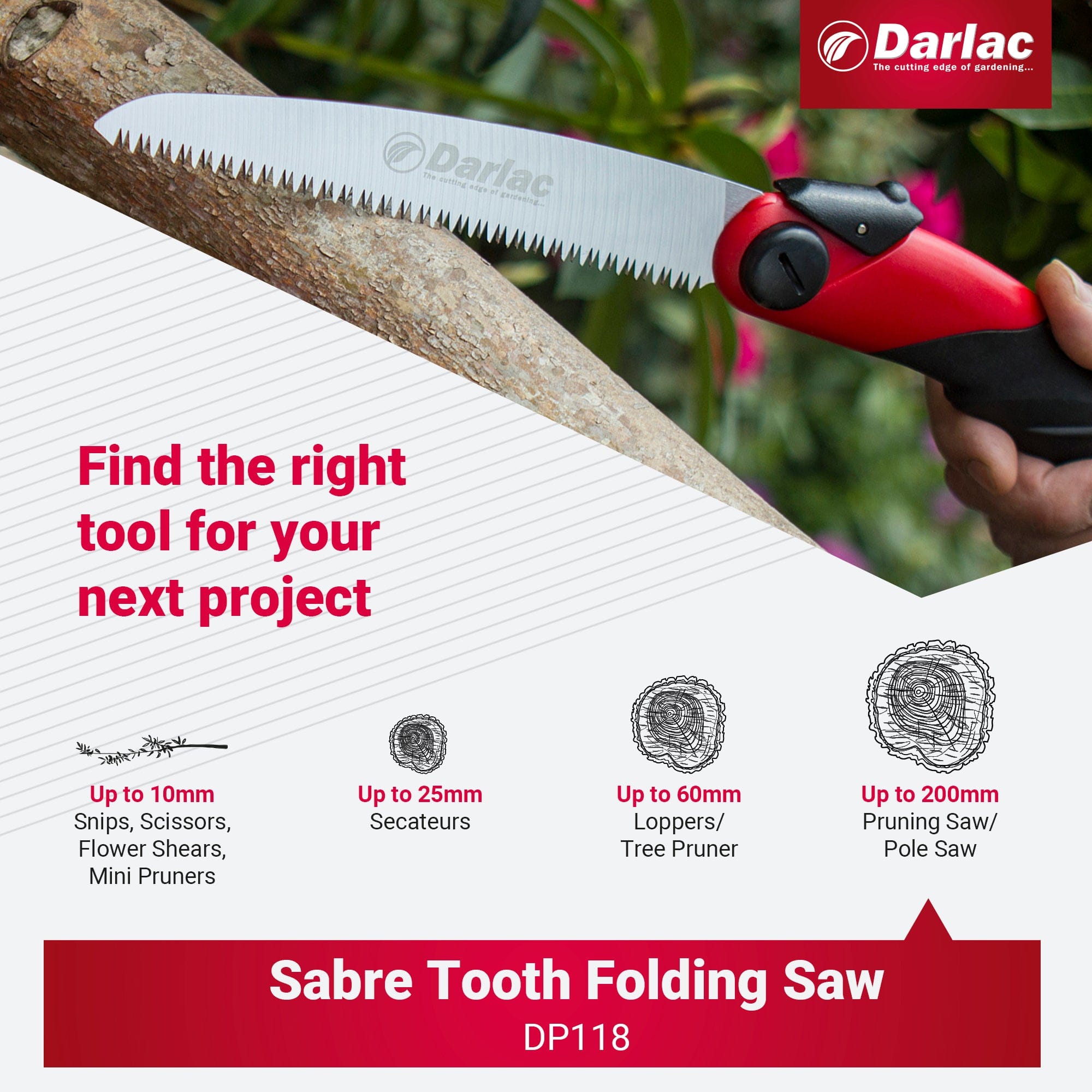 Darlac Sabre Tooth Folding Saw