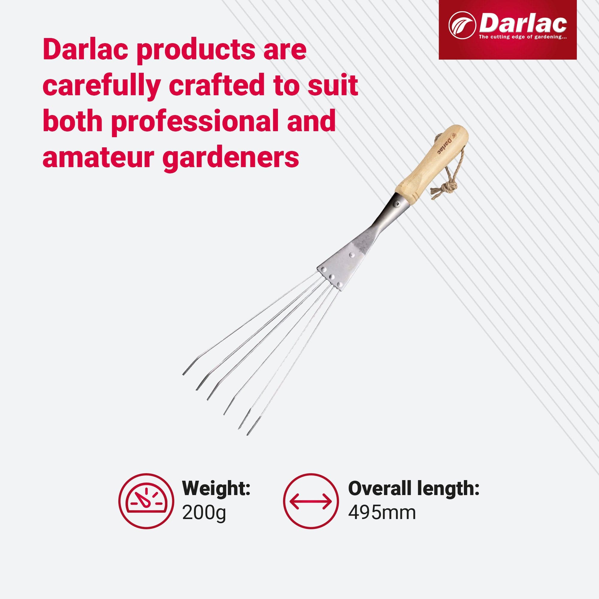 Darlac Bamboo Hand Rake