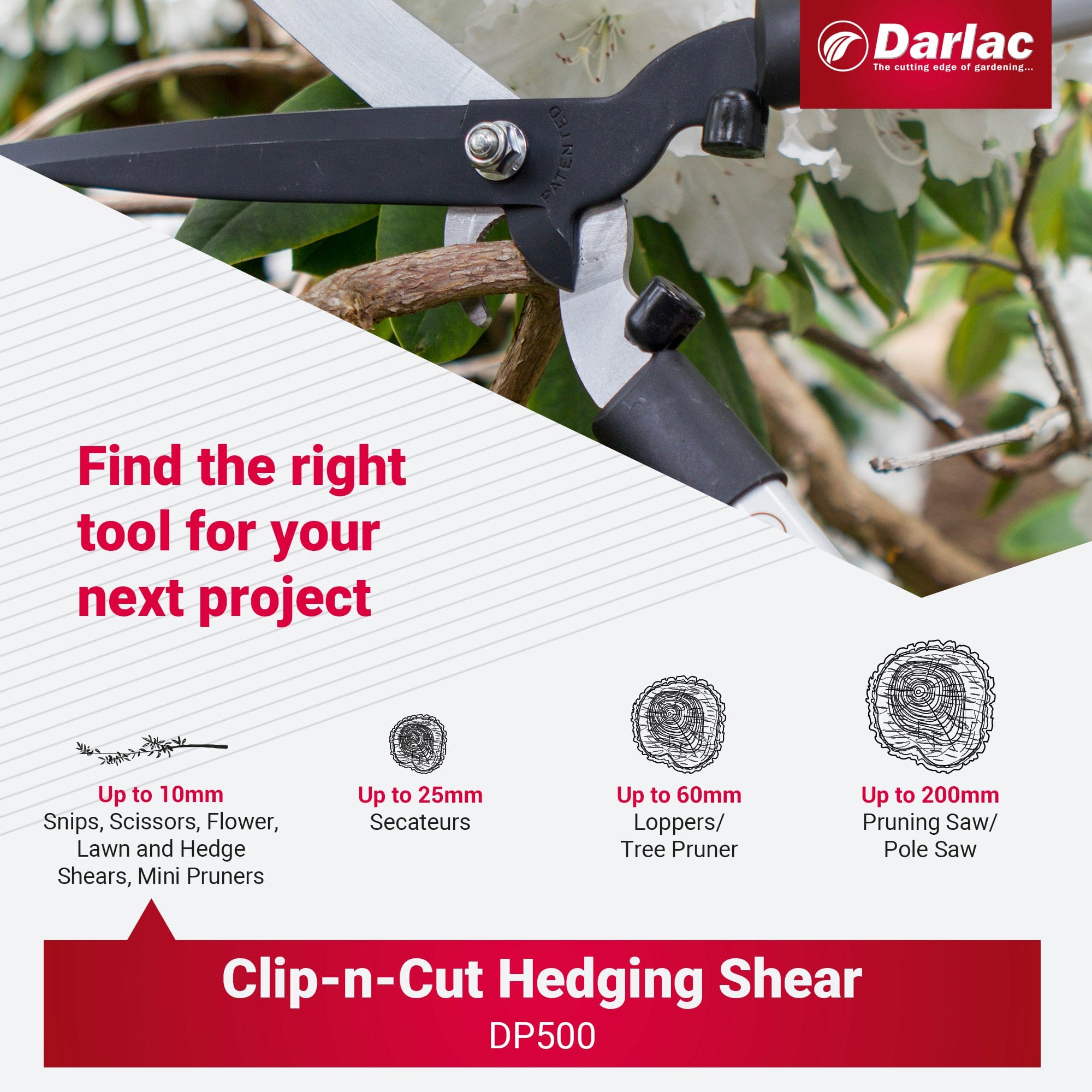 Darlac Clip-N-Cut Hedging Shear