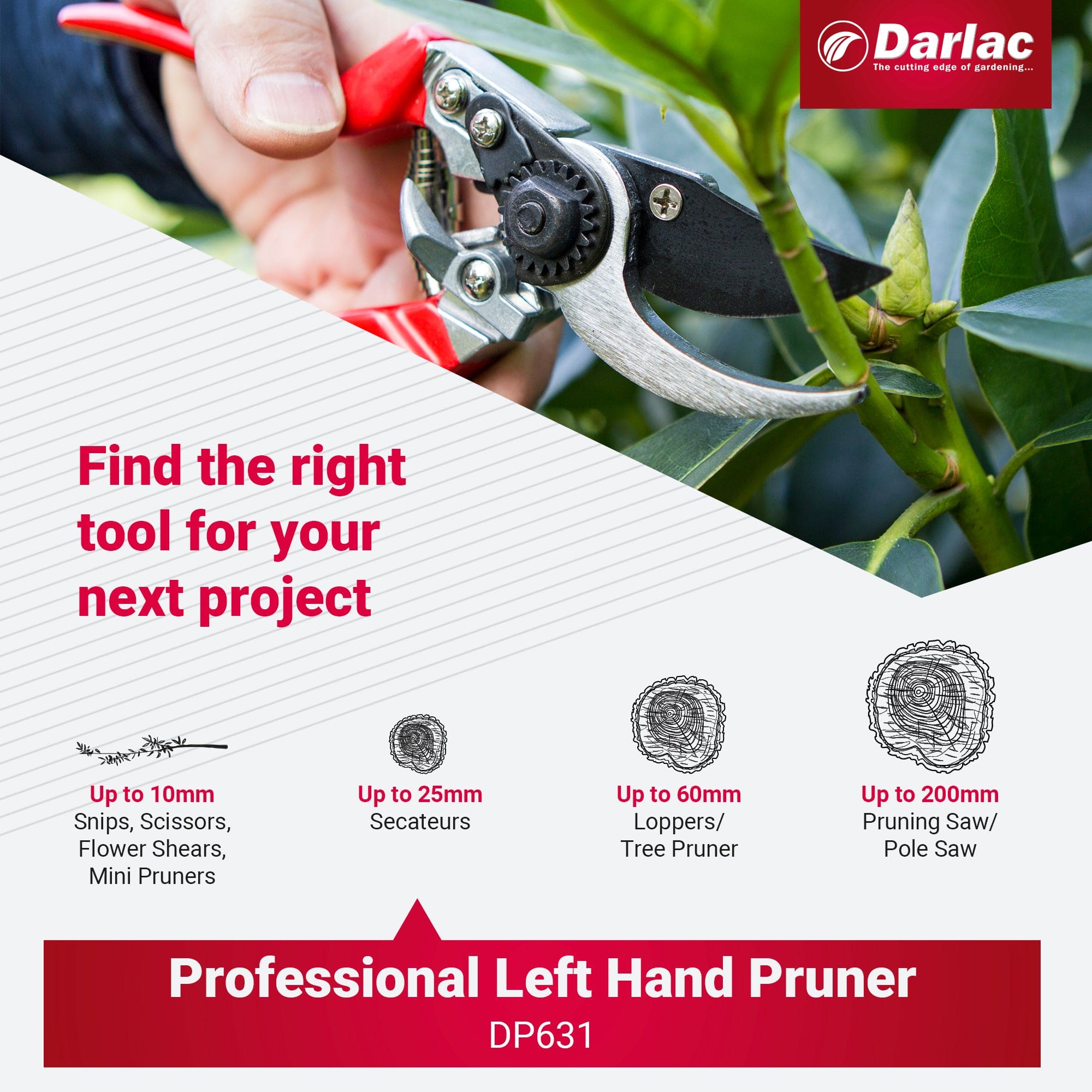 Darlac Professional Left Hand Secateurs
