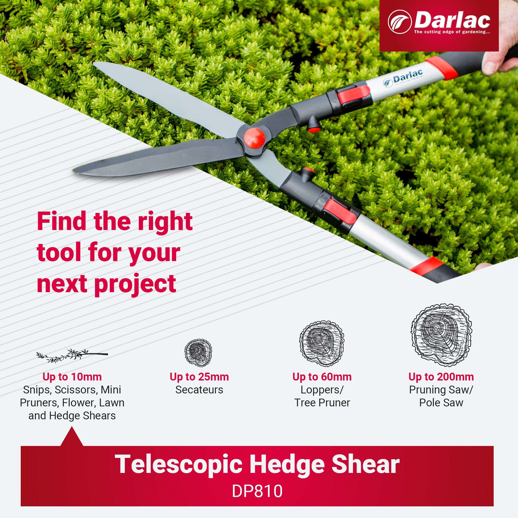 Darlac Telescopic Hedge Shear