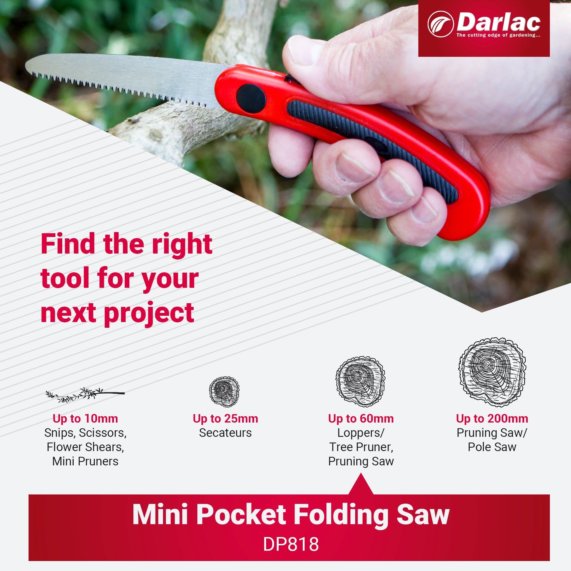 Darlac Mini Pocket Folding Saw
