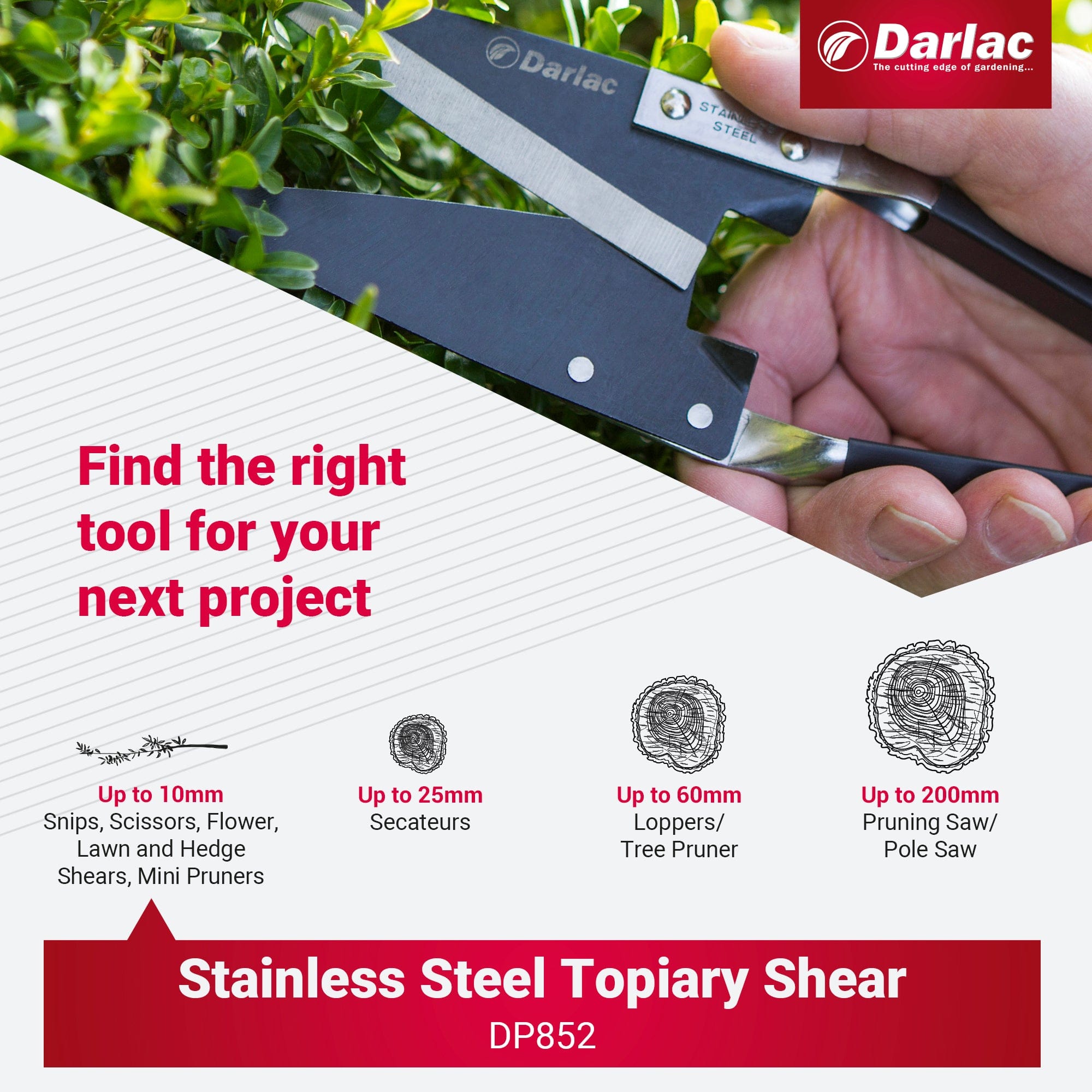 Darlac Stainless Steel Topiary Shear