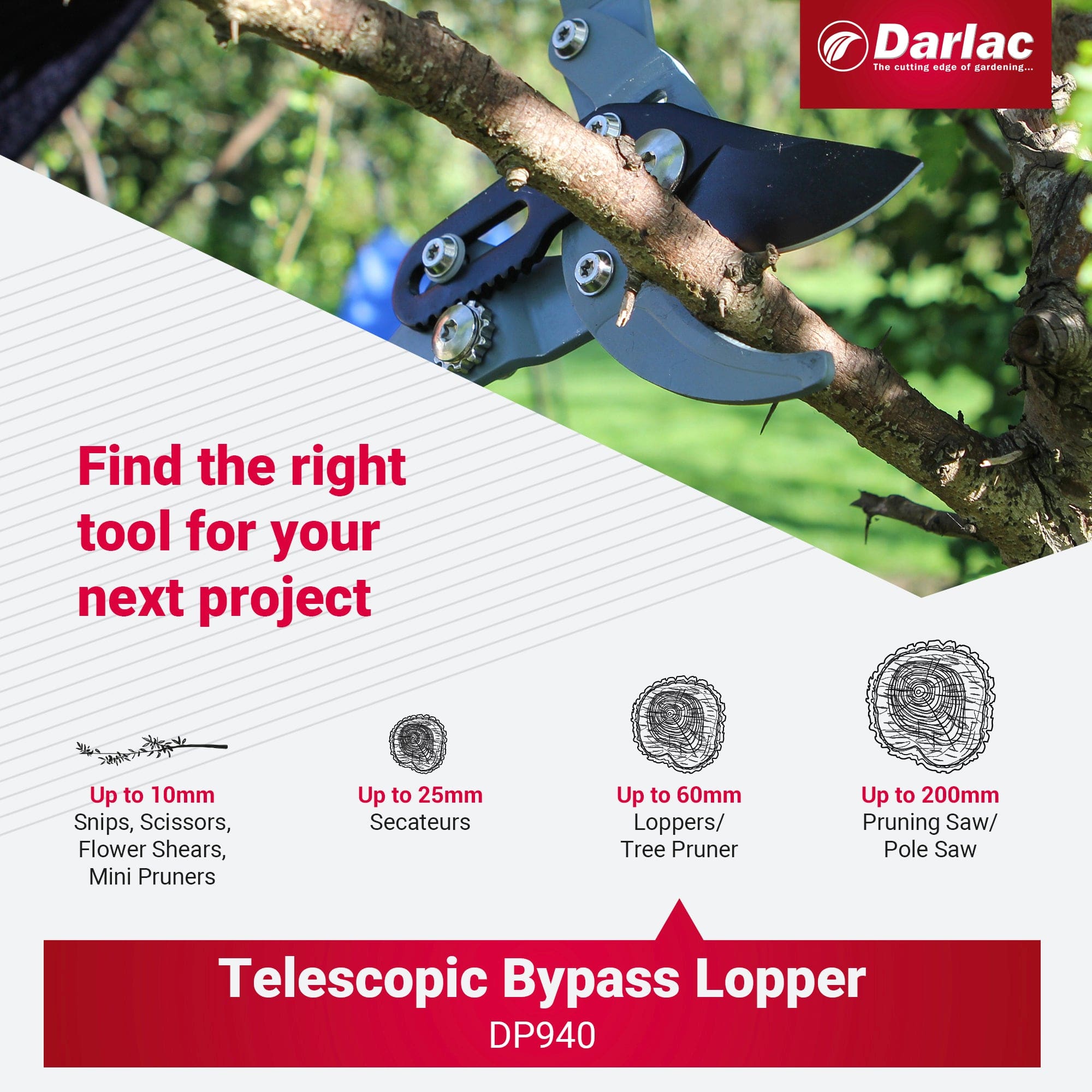Darlac Telescopic Bypass Lopper