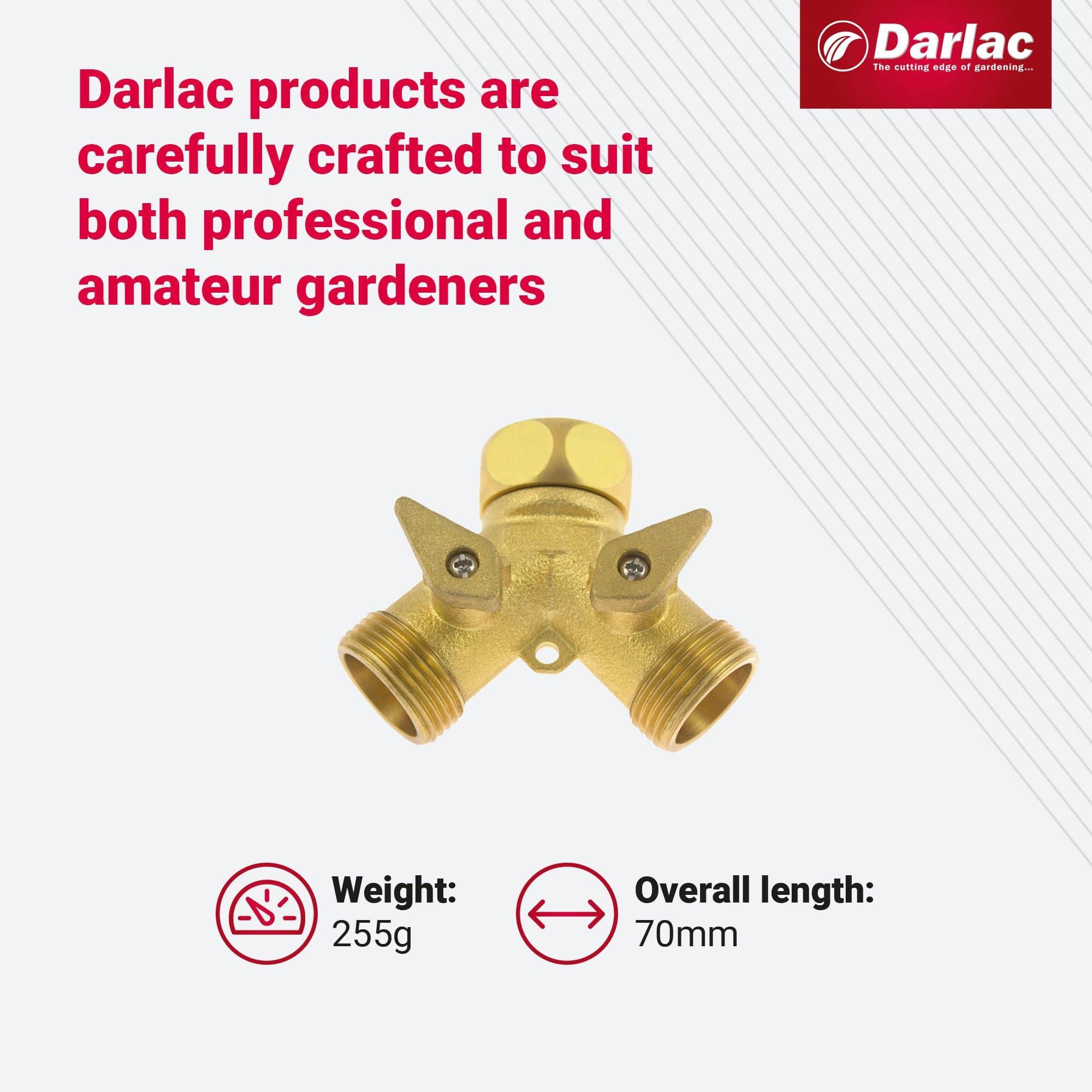 Darlac Brass Y Tap Connector