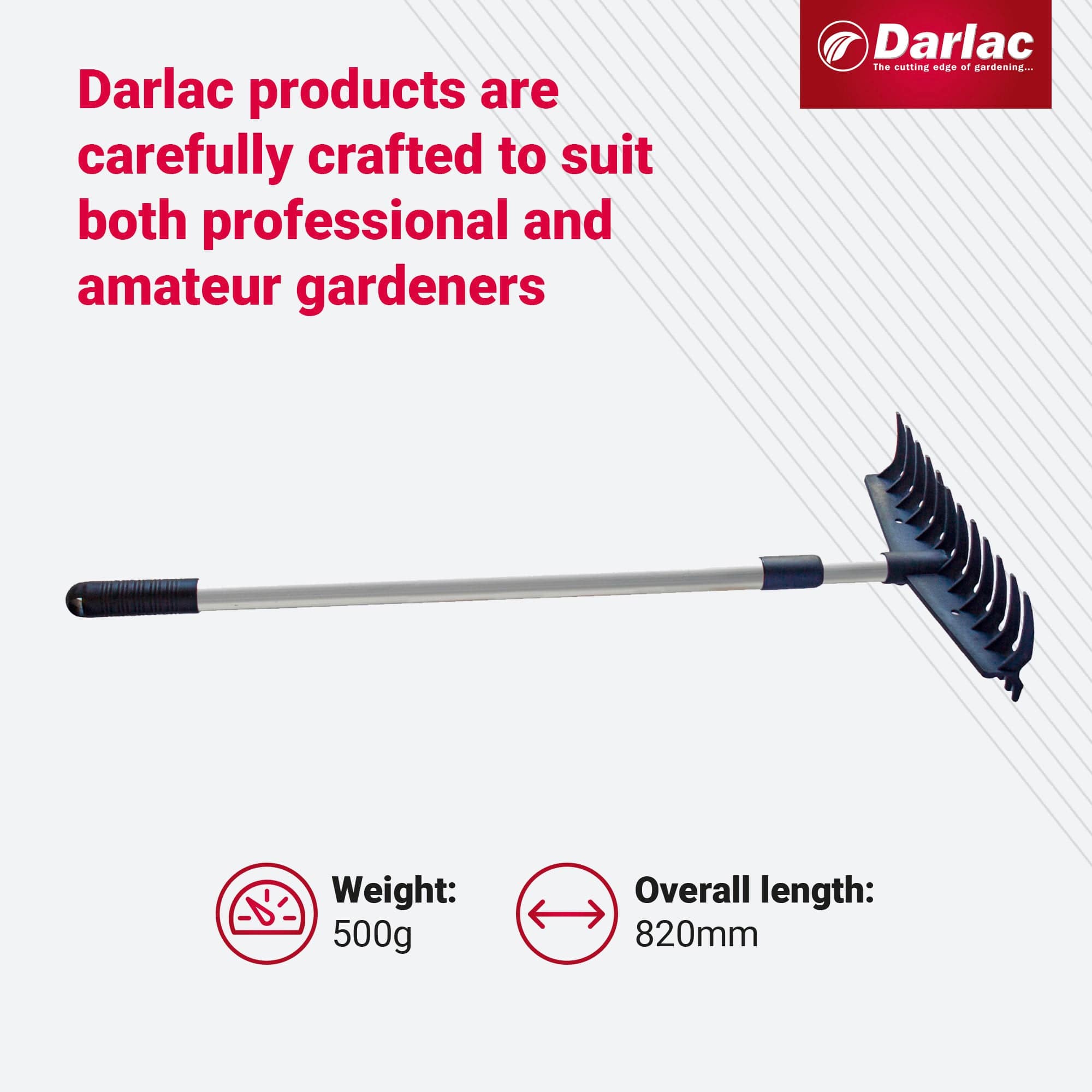 Darlac Telescopic Double Sided Rake