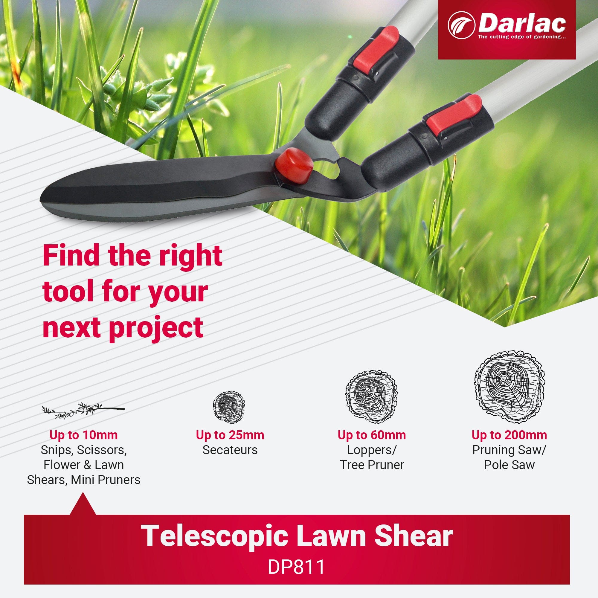 Darlac Telescopic Lawn Shear