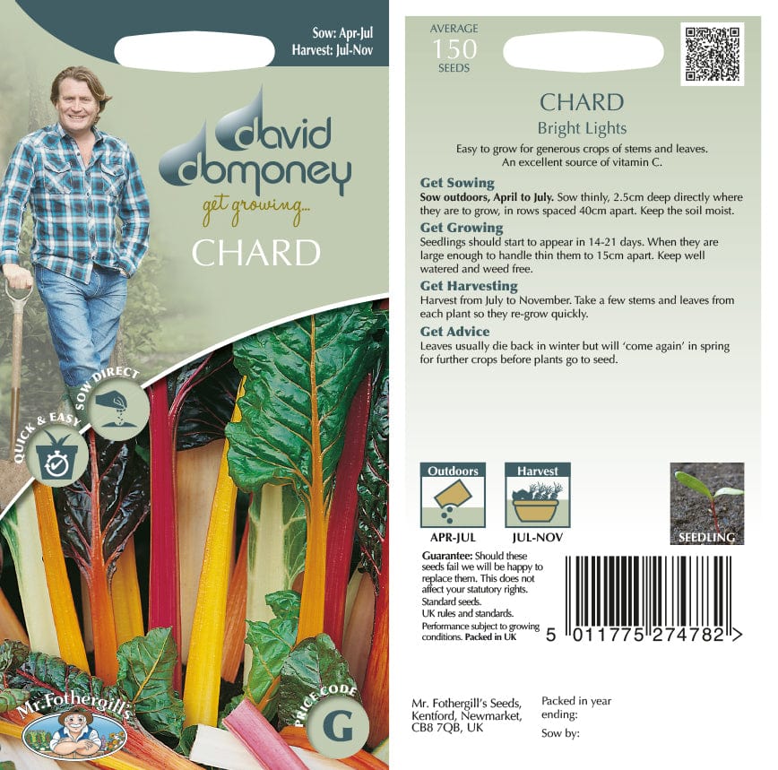 David Domoney, Get Growing Chard Seeds