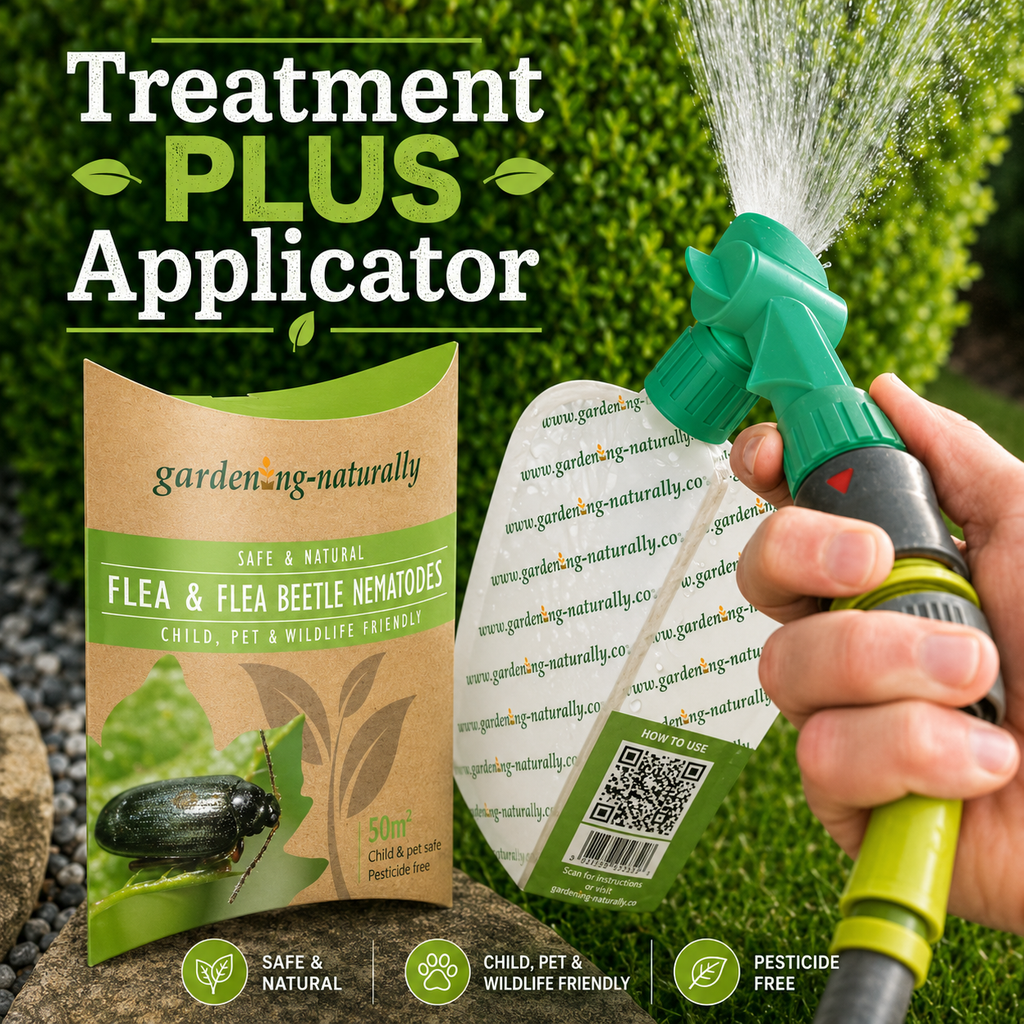 Flea Flea Beetle Nematode Treatment & Applicator Bundle