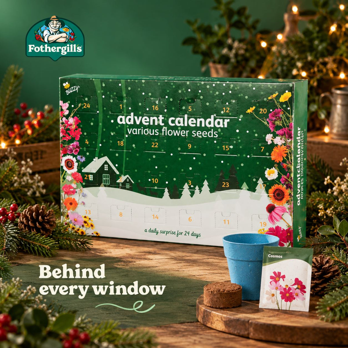 Grow a Little Joy – Flower Seed Christmas Advent Calendar