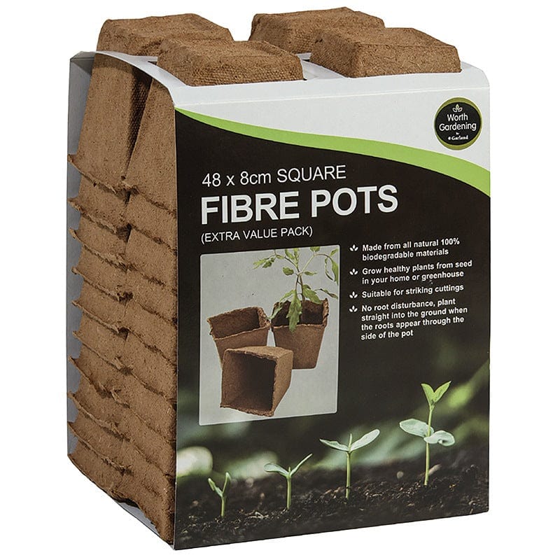 Square Fibre Pots