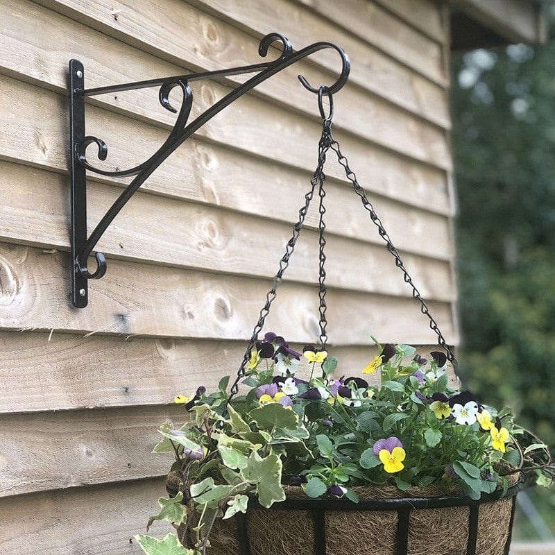 Hanging Basket 40cm Wall Bracket Set