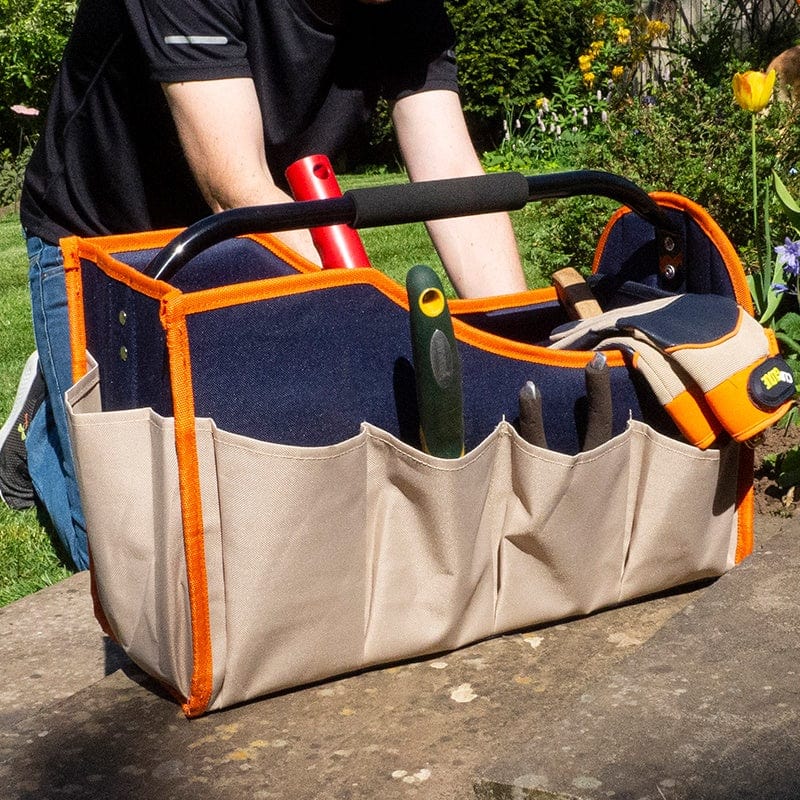 Rigid Tool Bag Orange and Navy