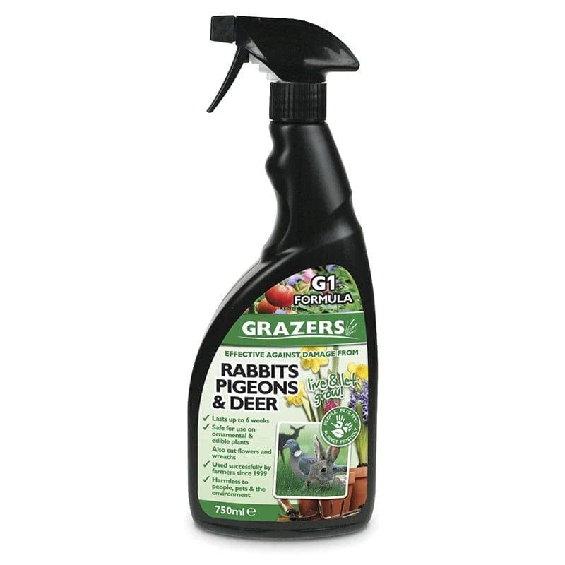 Grazers Rabbits, Pigeons & Deer Spray 750ml and Concentrate 375ml