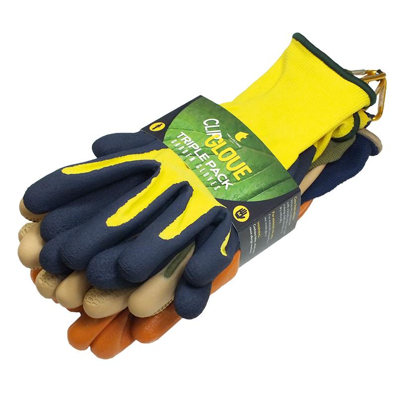 ClipGlove Triple Pack Gloves (Male Medium)