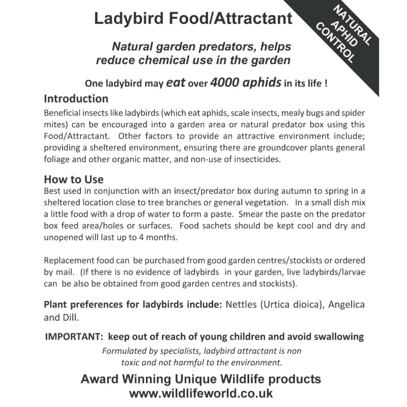 Ladybird Attractant