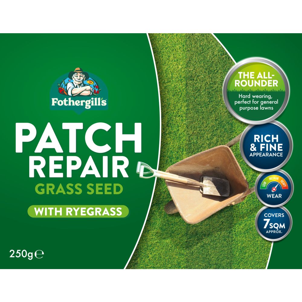Patch Repair Lawn Seed With Ryegrass 250g