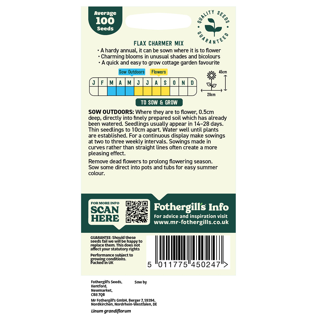 Oh Sow Simple - FLAX Mixed Seeds