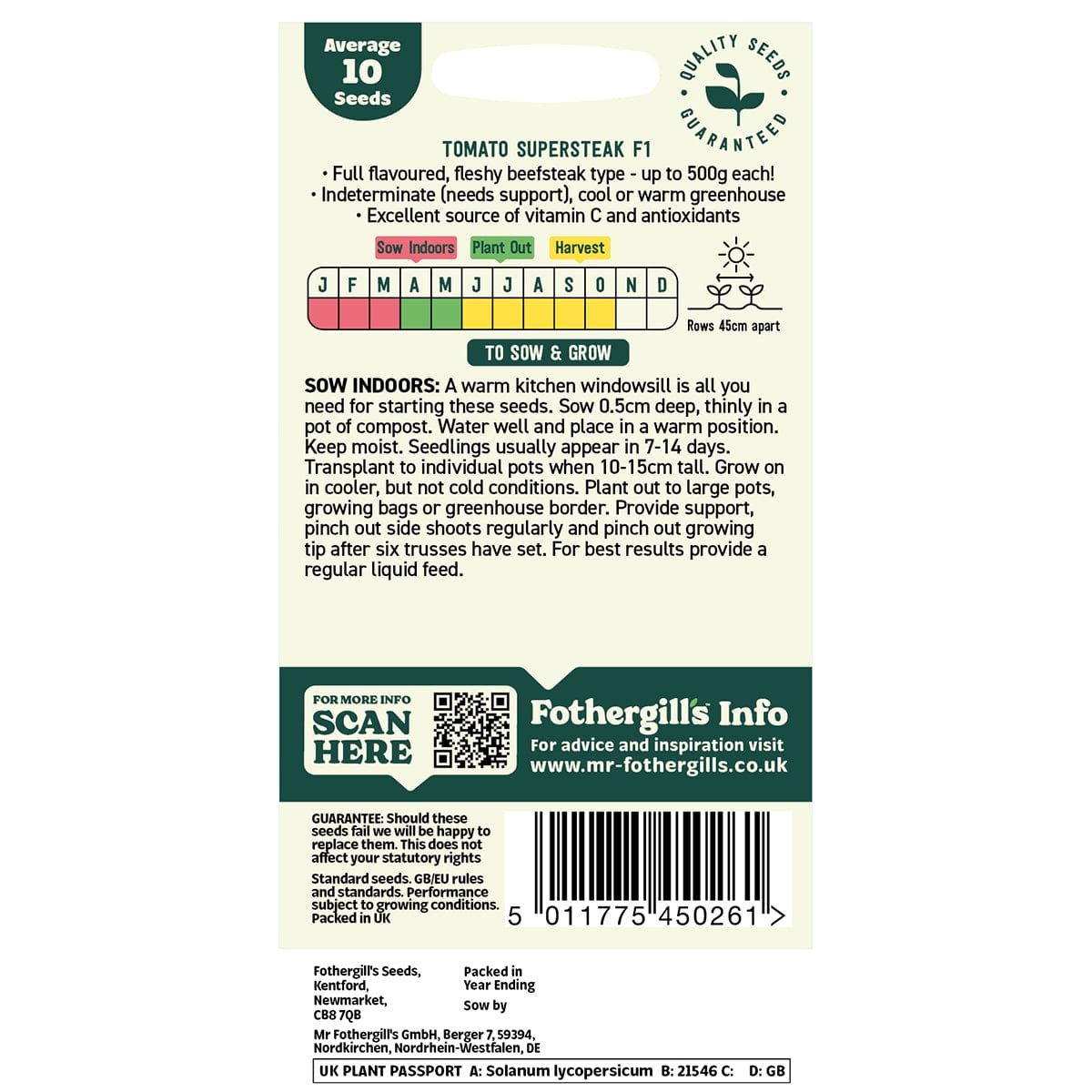 Oh Sow Simple - Tomato Large Seeds