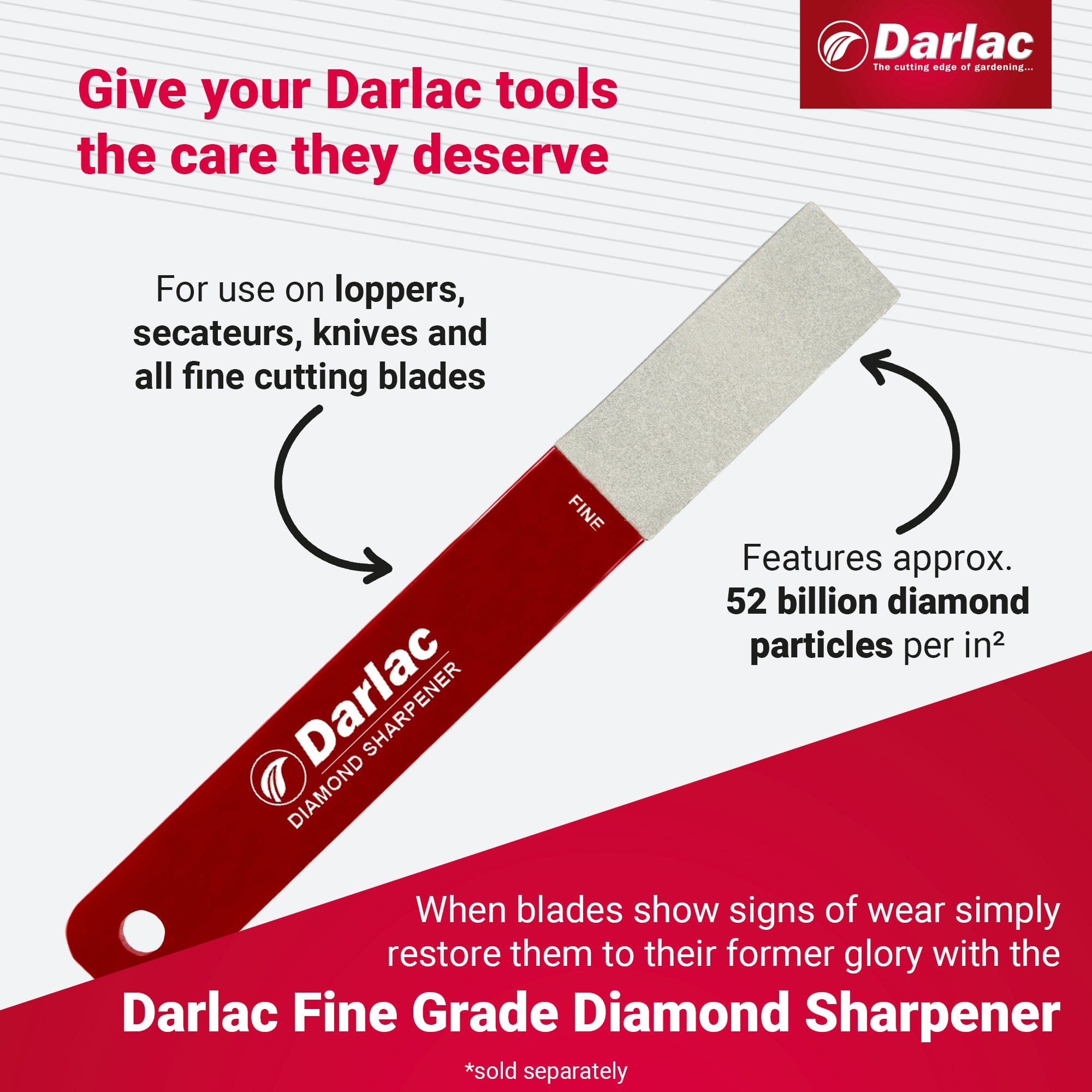 Darlac Tri-Blade Shear with Fibre Glass Handles