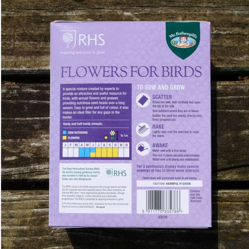 RHS Flowers For Birds Mix