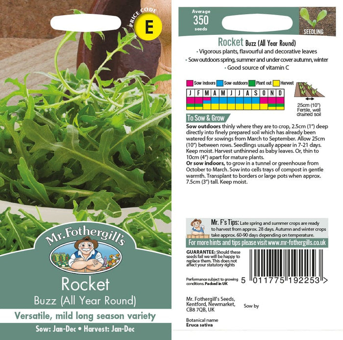 Rocket Seeds Buy Rocket Seeds Mr Fothergill's