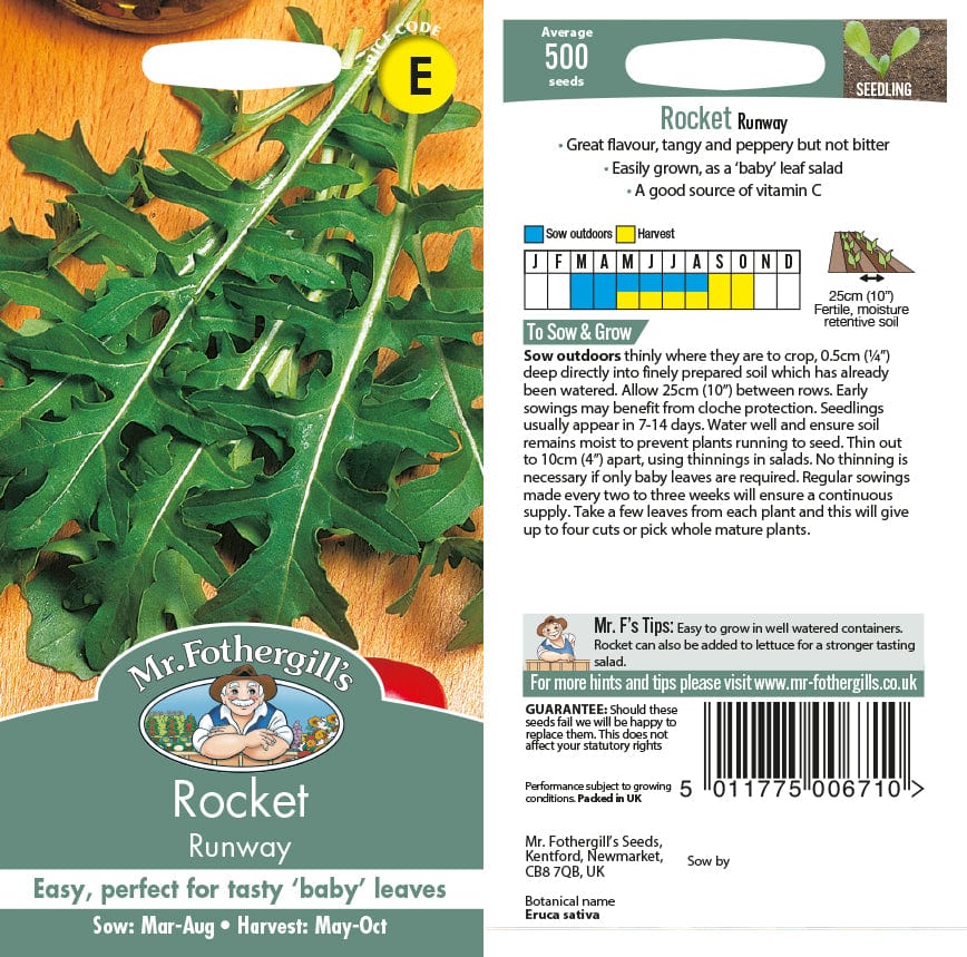 Rocket Seeds Buy Rocket Seeds Mr Fothergill's
