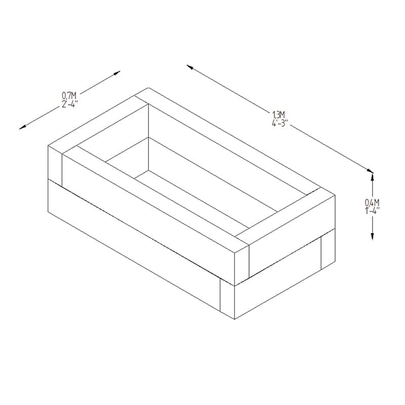 Sleeper Garden Raised Bed