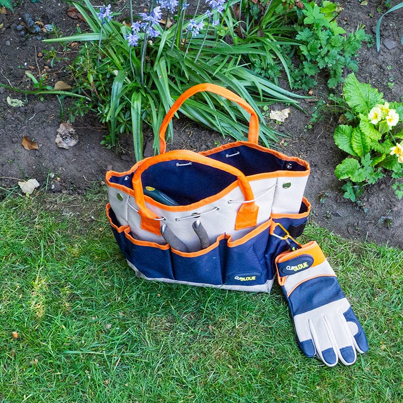 Soft Tool Bag Orange and Navy