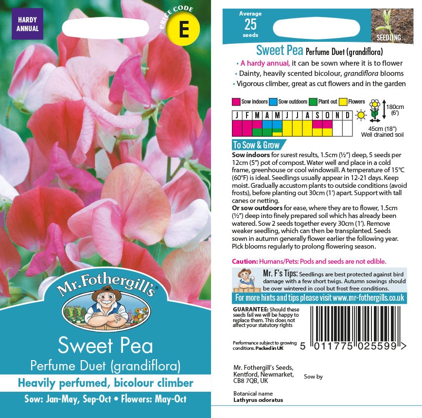 Sweet Pea Perfume Duet Seeds